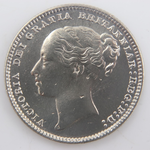 2154 - 1883 - silver shilling of queen Victoria - nEF. UK P&P Group 0 (£6+VAT for the first lot and £1+VAT ... 