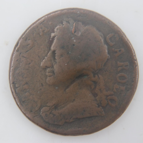 2165 - 1675 - farthing of Charles II - nVF. UK P&P Group 0 (£6+VAT for the first lot and £1+VAT for subsequ... 