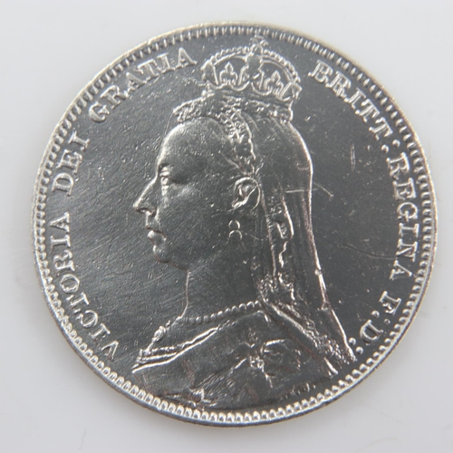 2178 - 1891 - silver shilling of queen Victoria - gVF. UK P&P Group 0 (£6+VAT for the first lot and £1+VAT ... 