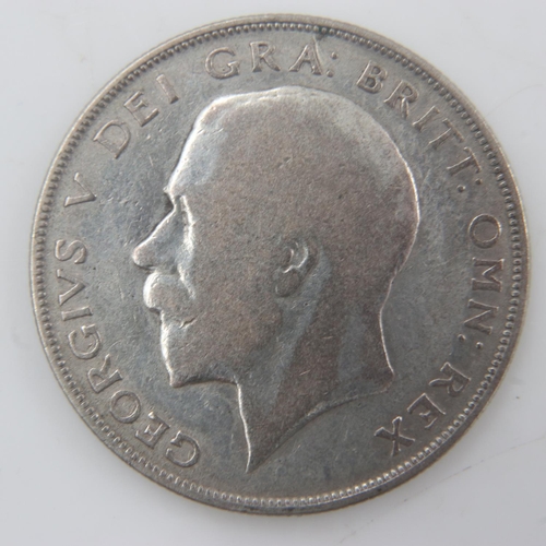 2205 - 1925 - silver half crown of George V - aVF. UK P&P Group 0 (£6+VAT for the first lot and £1+VAT for ... 