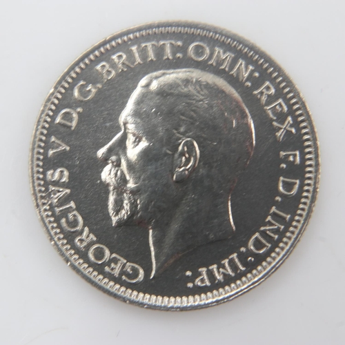 2218 - 1936 - silver sixpence of George V - EF. UK P&P Group 0 (£6+VAT for the first lot and £1+VAT for sub... 