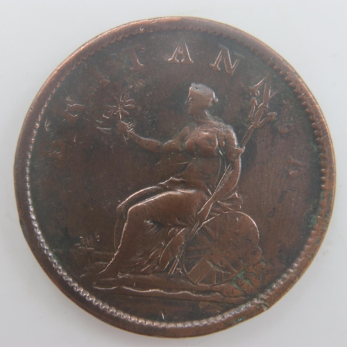 2226 - 1806 - penny of George III - gVF. UK P&P Group 0 (£6+VAT for the first lot and £1+VAT for subsequent... 