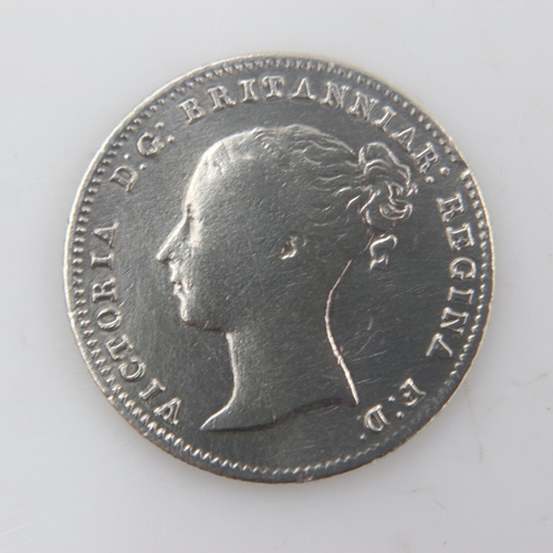 2230 - 1855 - silver groat of queen Victoria - aVF. UK P&P Group 0 (£6+VAT for the first lot and £1+VAT for... 