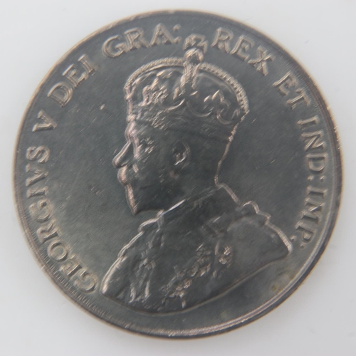 2247 - 1922 - Canadian silver 5 cents of George V - EF. UK P&P Group 0 (£6+VAT for the first lot and £1+VAT... 