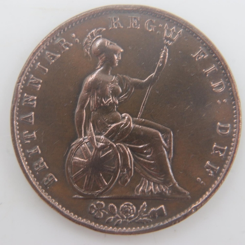 2251 - 1855 - halfpenny of queen Victoria - VF. UK P&P Group 0 (£6+VAT for the first lot and £1+VAT for sub... 