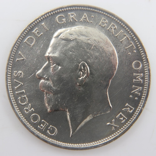 2257 - 1921 - silver half crown of George V - gVF. UK P&P Group 0 (£6+VAT for the first lot and £1+VAT for ... 