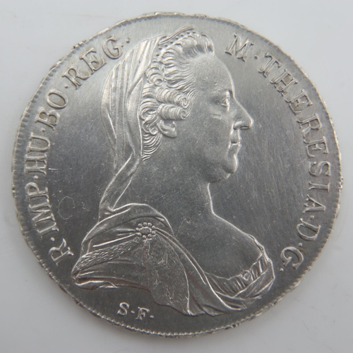 2260 - 1780 Austrian silver restrike thaler. UK P&P Group 0 (£6+VAT for the first lot and £1+VAT for subseq... 