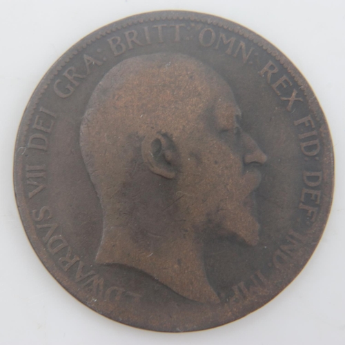 2265 - 1902 - low tide penny of Edward VII - aVF. UK P&P Group 0 (£6+VAT for the first lot and £1+VAT for s... 