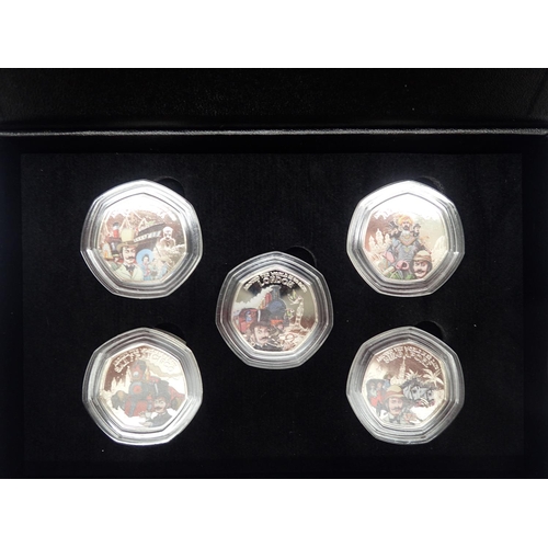 2302 - Limited edition Around the World Collection 50p coin set. UK P&P Group 1 (£16+VAT for the first lot ... 