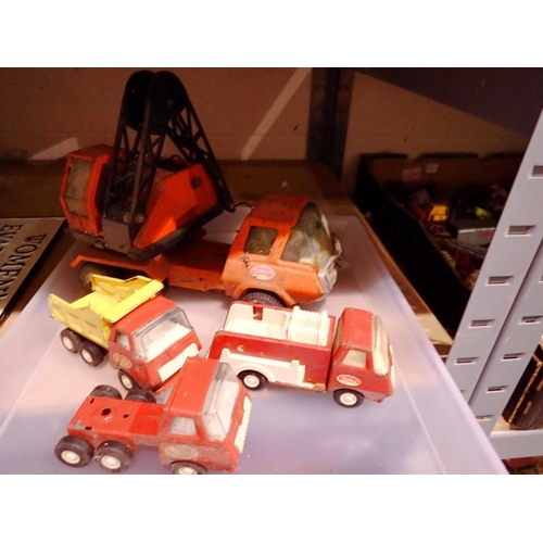 1041 - Four Tonka trucks. Not available for in-house P&P