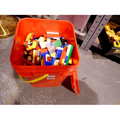 1048 - Large Ropak box containing Lego. Not available for in-house P&P