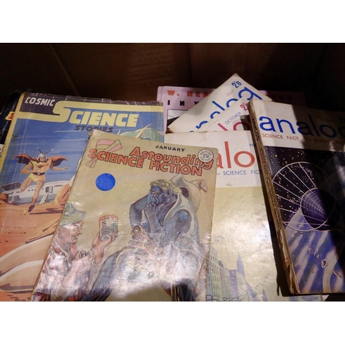 1049 - Quantity of Beano, Dandy, Analog and Cosmic Science Stories magazines and annuals. Not available for... 