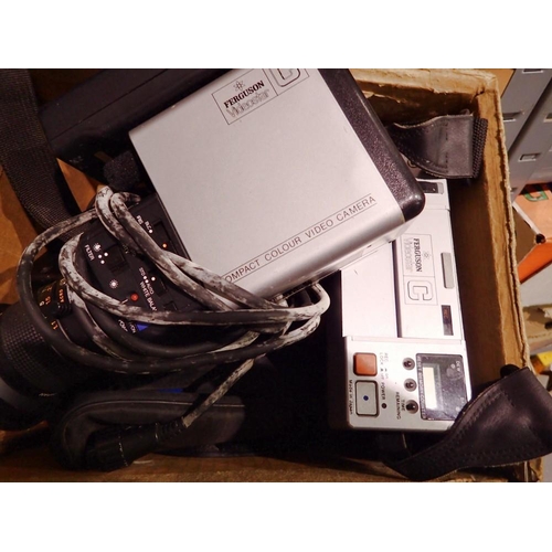 1050 - Ferguson Videostar camera, tape player and accessories. All electrical items in this lot have been P... 