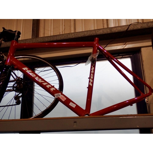 1058 - Paul Hewitt bicycle frame, 50 cm. Not available for in-house P&P