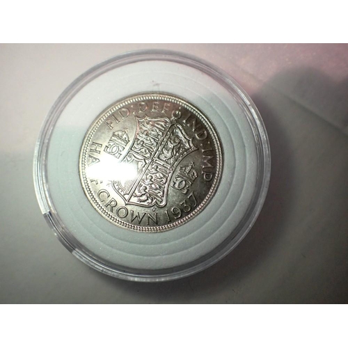 1098 - 1937 silver half crown of king George VI. UK P&P Group 1 (£16+VAT for the first lot and £2+VAT for s... 