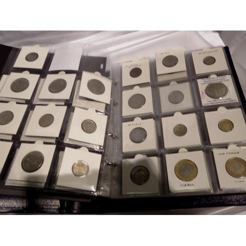 1109 - Folder of Middle Eastern coins. UK P&P Group 2 (£20+VAT for the first lot and £4+VAT for subsequent ... 