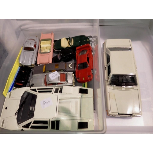 1181 - Collection of diecast cars, including Maisto, Corgi and Majorette. Not available for in-house P&P