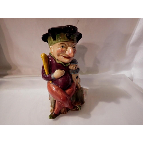 1286 - Melba Ware punch Toby jug, H: 18 cm. UK P&P Group 2 (£20+VAT for the first lot and £4+VAT for subseq... 