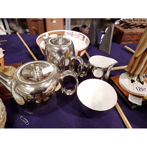 1299 - Four pieces of Royal Worcester tea and coffee sets. Not available for in-house P&P