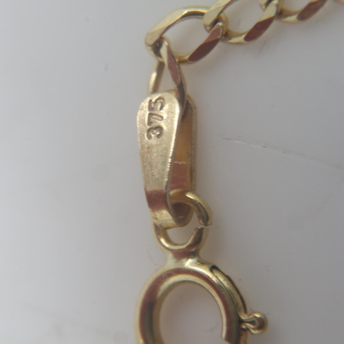 65 - 9ct gold necklace, L: 50 cm, 2.3g. UK P&P Group 0 (£6+VAT for the first lot and £1+VAT for subsequen... 