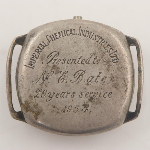 83 - BUREN: Grand Prix watch head with ICI inscription verso, crown absent. UK P&P Group 1 (£16+VAT for t... 