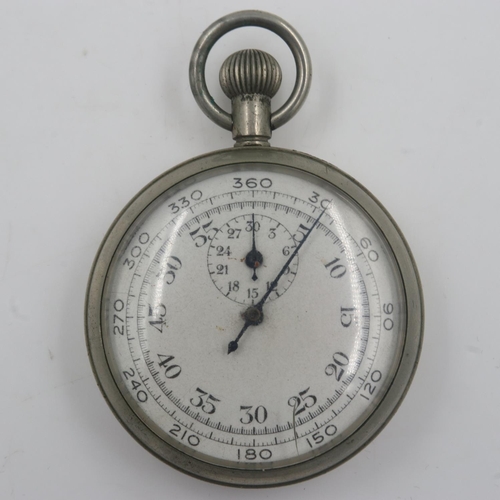 85 - British WWII Air Ministry stop watch timer, not working. UK P&P Group 1 (£16+VAT for the first lot a... 