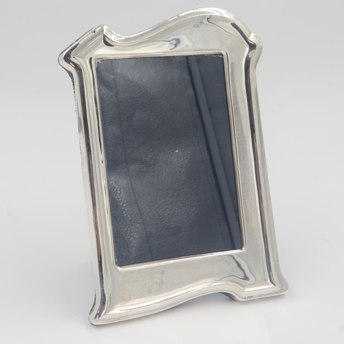 115 - Hallmarked silver photograph easel frame, 19.5 x  13.5cm. UK P&P Group 1 (£16+VAT for the first lot ... 