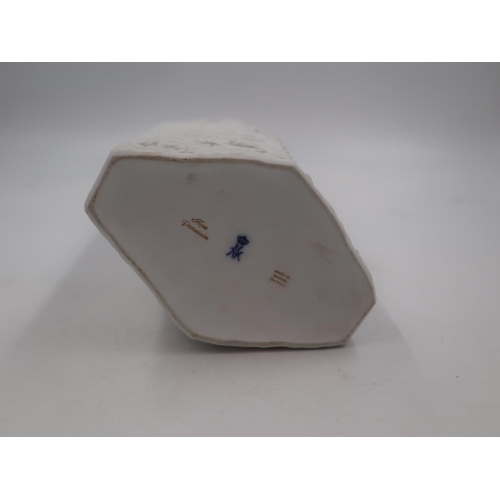 250 - AK Kaiser bisque porcelain fossil vase, H: 38cm. UK P&P Group 3 (£30+VAT for the first lot and £8+VA... 