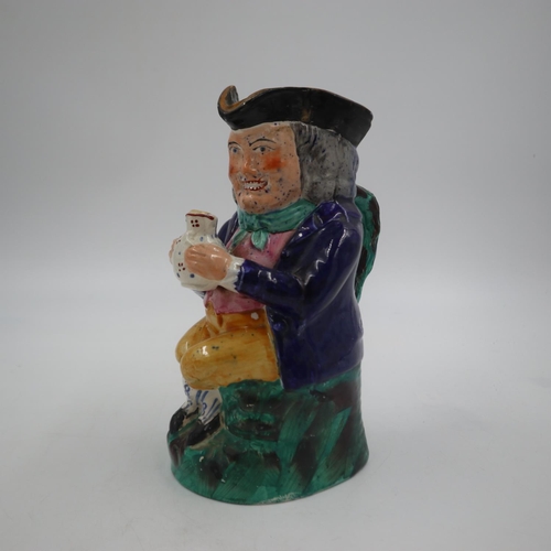 276 - Old Charley 19th century Toby jug. H: 23cm. UK P&P Group 2 (£20+VAT for the first lot and £4+VAT for... 