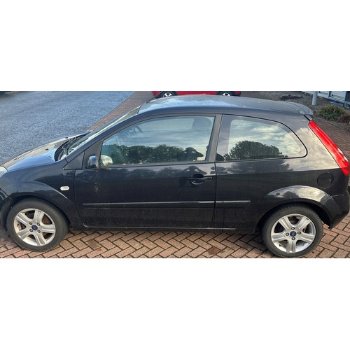 1000B - Ford Fiesta Zetec Climate, 1.2L, Black, reg MJ07 XDU, 37,949 Miles, MOT expired 18/10/2024, Two keys... 