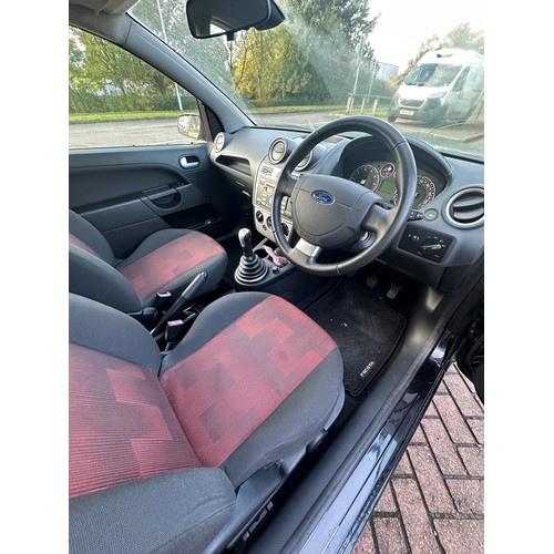 1000B - Ford Fiesta Zetec Climate, 1.2L, Black, reg MJ07 XDU, 37,949 Miles, MOT expired 18/10/2024, Two keys... 