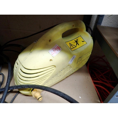 1745 - Jetwasher with hose and cable. All electrical items in this lot have been PAT tested for safety and ... 