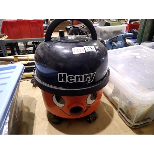 1781 - Henry Hoover with pipe and accessories. All electrical items in this lot have been PAT tested for sa... 