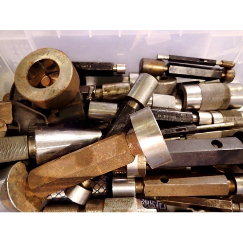 1797 - Mixed lathe bits and fittings. Not available for in-house P&P