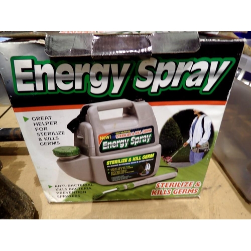 1813 - Energy spray sterilizer, boxed. Not available for in-house P&P