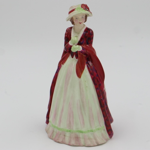 185 - Lawton Studio China figurine entitled New Gloves, H: 19 cm. UK P&P Group 2 (£20+VAT for the first lo... 