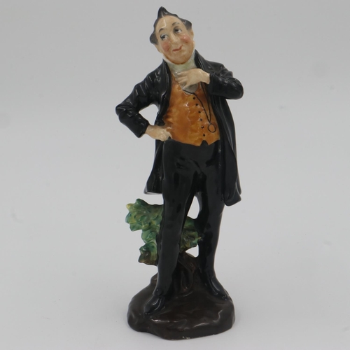 186 - Early Royal Doulton figurine Pecksniff HN553, H: 18 cm. UK P&P Group 2 (£20+VAT for the first lot an... 