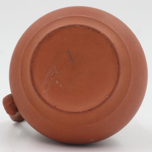 193 - Old Minton terracotta lidded jug, H: 9.5cm. UK P&P Group 1 (£16+VAT for the first lot and £2+VAT for... 