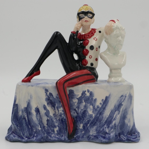 196 - Carlton Ware figurine, Masquerade, Show Special, H: 19cm. UK P&P Group 2 (£20+VAT for the first lot ... 