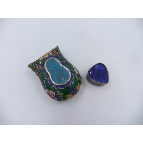 309 - Two Cloisonné and enamelled items. UK P&P Group 1 (£16+VAT for the first lot and £2+VAT for subseque... 