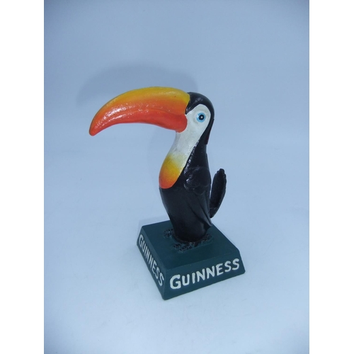 327 - Cast Guinness toucan. H: 20cm. UK P&P Group 1 (£16+VAT for the first lot and £2+VAT for subsequent l... 