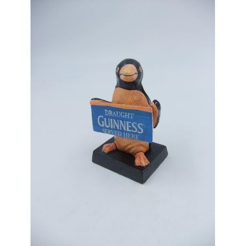 331 - Cast Guinness penguin. H:12cm. UK P&P Group 1 (£16+VAT for the first lot and £2+VAT for subsequent l... 