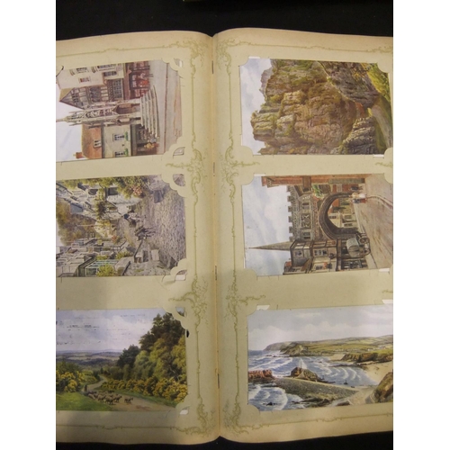 349 - Postcard album containing approximately 140 AR Quinton postcards. UK P&P Group 1 (£16+VAT for the fi... 