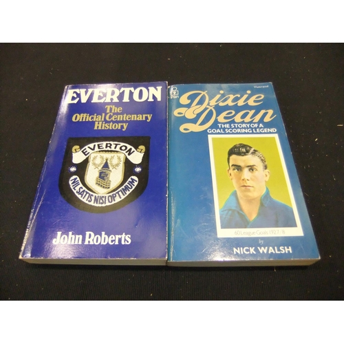 365 - Two Dixie Dean signed Everton paperbacks and a further signature. UK P&P Group 1 (£16+VAT for the fi... 