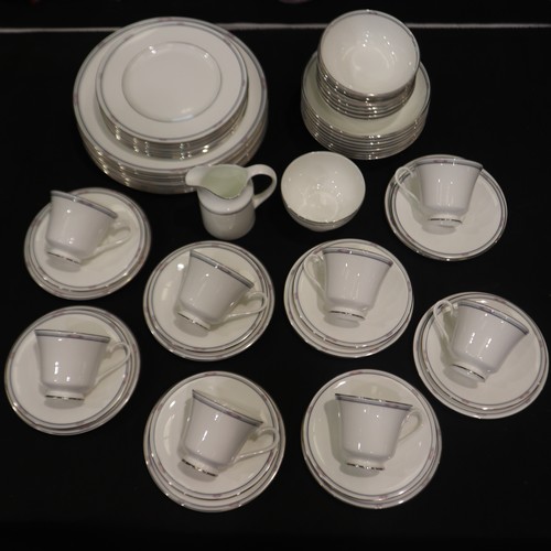 288 - Extensive Royal Doulton Simplicity tea and dinner service, fifty six pieces. Not available for in-ho... 