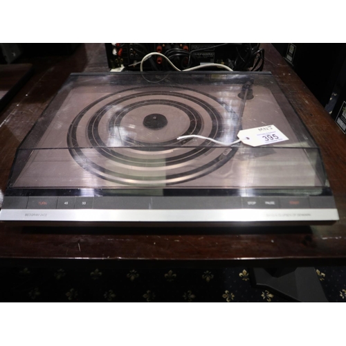 395 - B&O Beogram 2402 turntable with cartridge. All electrical items in this lot have been PAT tested for... 