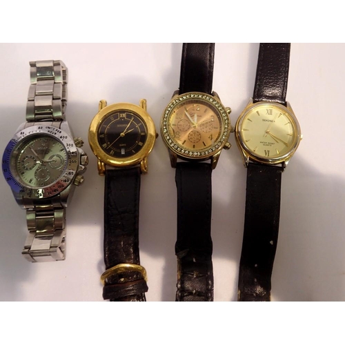 1078 - Selection of gents wristwatches to include Sekonda. UK P&P Group 1 (£16+VAT for the first lot and £2... 