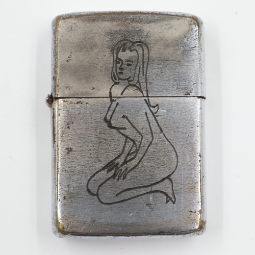 2126 - Vietnam War period Zippo Lighter. Dated coded 1968 on the base. UK P&P Group 1 (£16+VAT for the firs... 