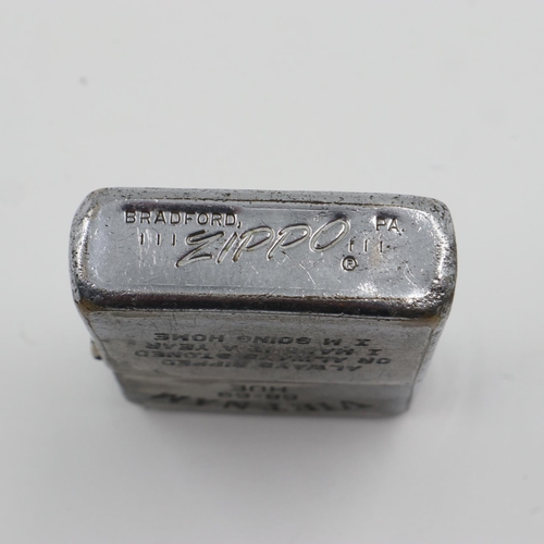 2126 - Vietnam War period Zippo Lighter. Dated coded 1968 on the base. UK P&P Group 1 (£16+VAT for the firs... 