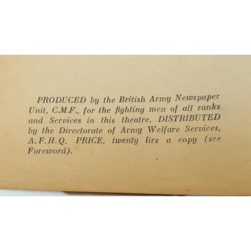 2134 - The Two Types, a WWII period fundraising publication produced by the British Army Newspaper Unit for... 